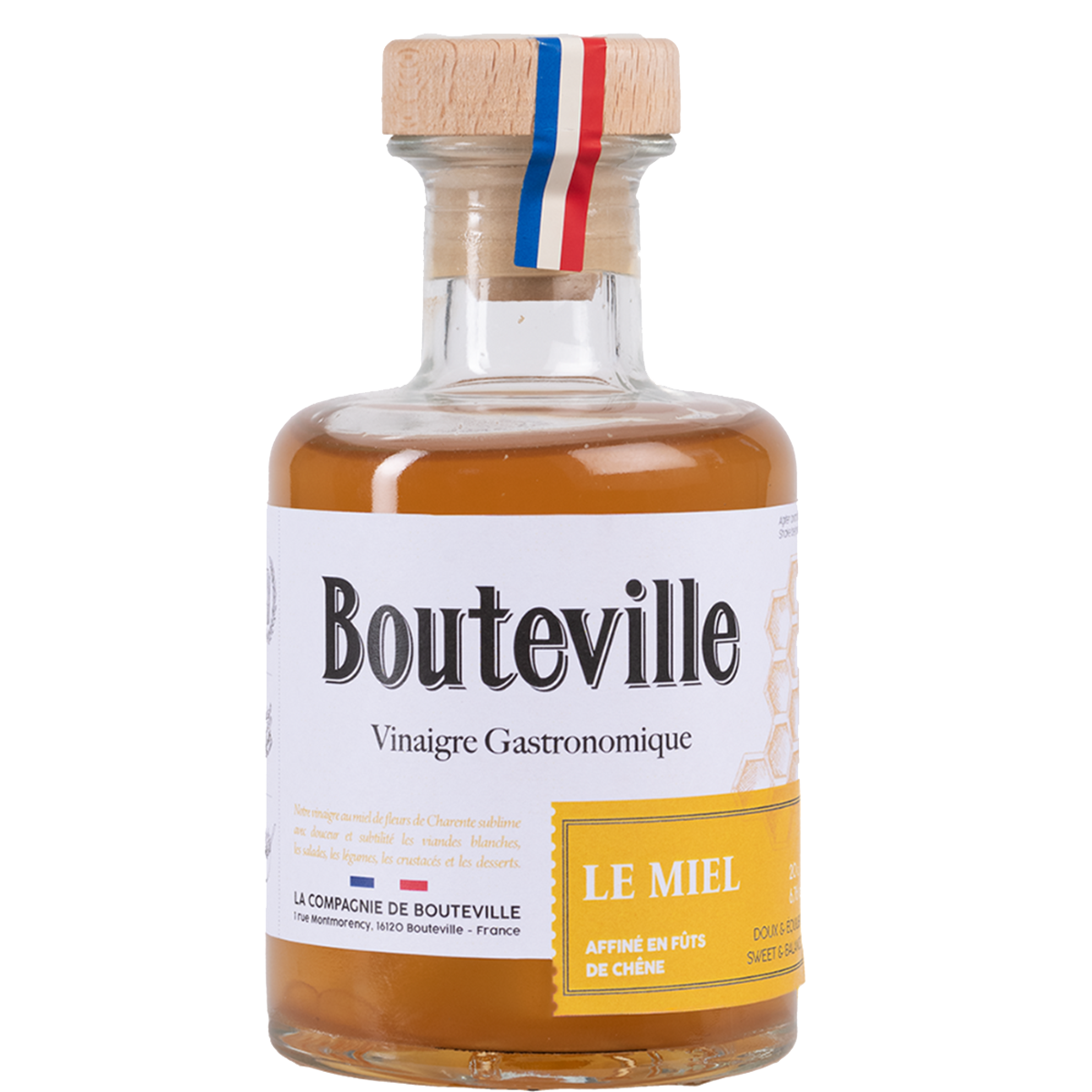 GASTRONOMIC VINEGAR - BOUTEVILLE - HONEY 20 CL